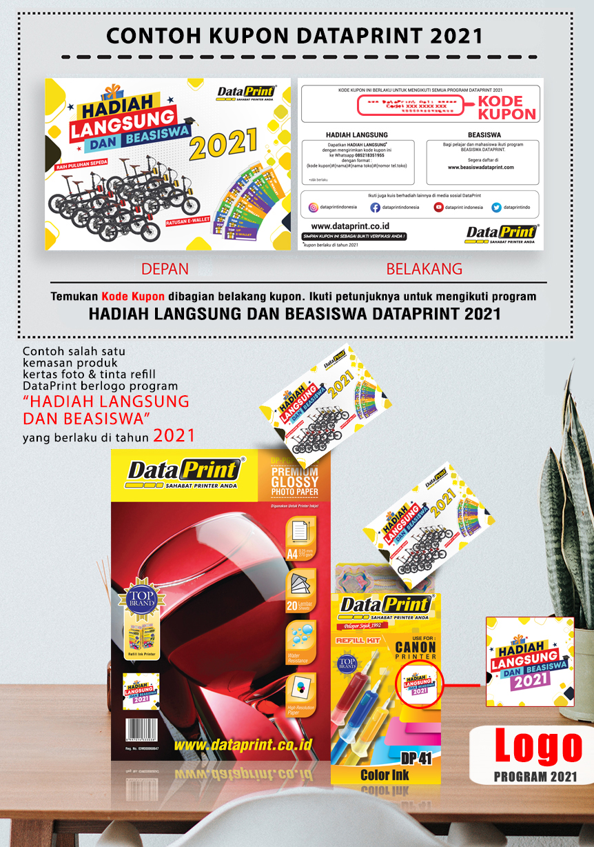 Kupon Beasiswa DataPrint Kupon Beasiswa DataPrint